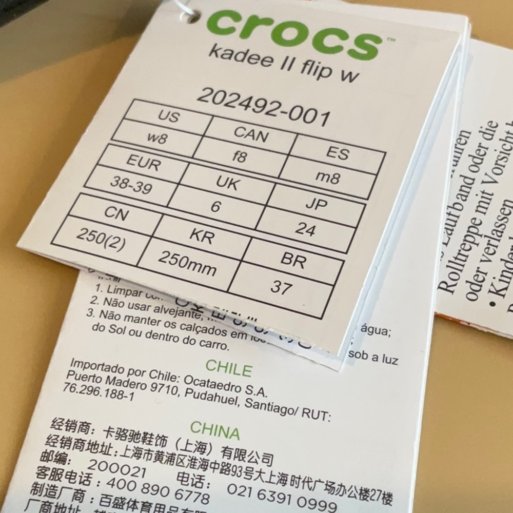 Crocs kadee II flip woman’s black - Picture 5 of 5